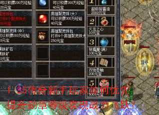 1.85传奇新手玩家如何优先提升勋章等级实现战力飞跃? 1.85传奇新手玩家如何优先提升勋章等级实现战力飞跃?
