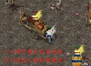 1.76硬币复古玩家技能学习的核心原则有哪些? 1.76硬币复古玩家技能学习的核心原则有哪些?