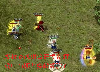 浅析战战组合在传奇游戏中有哪些实战经验? 浅析战战组合在传奇游戏中有哪些实战经验?