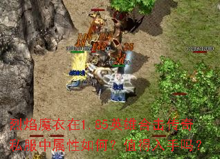 烈焰魔衣在1.85英雄合击传奇私服中属性如何?值得入手吗? 烈焰魔衣在1.85英雄合击传奇私服中属性如何?值得入手吗?