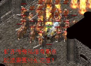 新开传奇私服有哪些玩法需要特别注意? 新开传奇私服有哪些玩法需要特别注意?