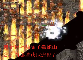 传奇祝福油除了毒蛇山谷还有哪些获取途径? 传奇祝福油除了毒蛇山谷还有哪些获取途径?