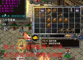 横刀立马如何破局?沙场论剑新规制胜攻略全解析 横刀立马如何破局?沙场论剑新规制胜攻略全解析