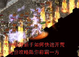 传奇私服新手如何快速开荒?这份攻略助你称霸一方 传奇私服新手如何快速开荒?这份攻略助你称霸一方