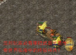 法师玩家必看哪把武器才是传奇世界私服中的终极神兵? 法师玩家必看哪把武器才是传奇世界私服中的终极神兵?