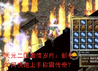 天元二区激情岁月:新手如何快速上手称霸传奇? 天元二区激情岁月:新手如何快速上手称霸传奇?