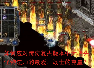 如何应对传奇复古版本中大块头怪物法师的最爱、战士的克星? 如何应对传奇复古版本中大块头怪物法师的最爱、战士的克星?