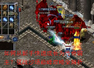 如何从新手快速成长为传奇霸主?征战沙场巅峰攻略全解析 如何从新手快速成长为传奇霸主?征战沙场巅峰攻略全解析