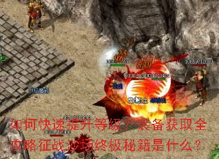如何快速提升等级?装备获取全攻略征战沙场终极秘籍是什么? 如何快速提升等级?装备获取全攻略征战沙场终极秘籍是什么?